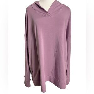 JILL FIT LARGE-ASTER-ULTIMATE FLEECE PINK HOODIE